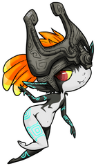 The Legend Of - Midna Chibi Png