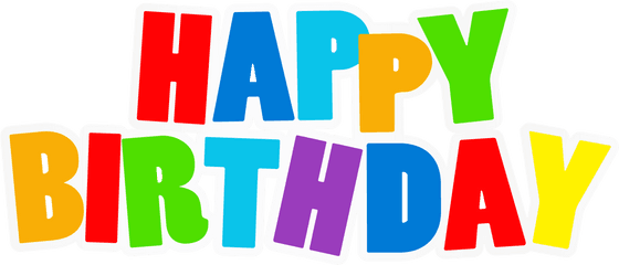 Download 0 - Happy Birthday Png Text Png Image With No Happy Birthday Color Png