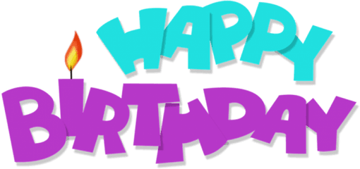 Download Free Happy Birthday Clipart - Transparent Happy Happy Birthday Lettering Hd Png