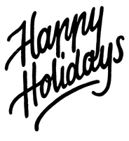 Calligraphy Holidays Happy PNG Free Photo