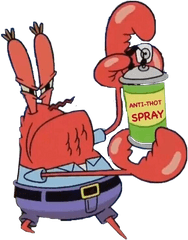 Report Abuse - Mr Krabs Spray Can Png