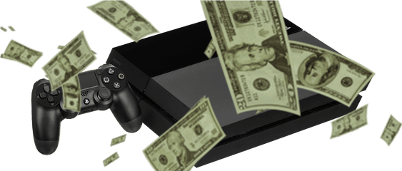 Download Raining Canadian Money Png - Tippi Microgel Ps4 Money