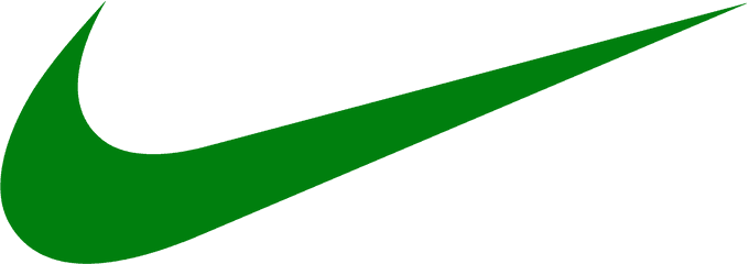 Nike - Green Nike Logo Png