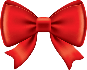 Object Red Bow Png Transparent - Illustration