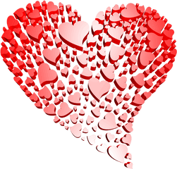 Transparent Heart Clipart Free - Free Images Of Hearts Png