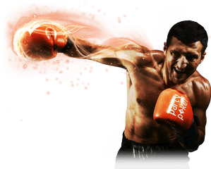 Boxer Punch Png Transparent Image - Boxing Glove Punch Png