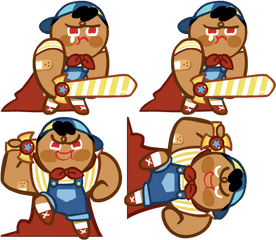 Muscle Cookies Warrior Tyke - Fictional Character Png