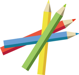 Colored Pencil - Color Pencil Vector Png