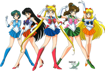 Sailor Moon Transparent Png - All Sailor Moon Girls