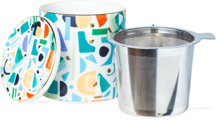 Confetti Mug With Infuser Mint - Stock Pot Png