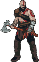 Kratos - Figpin Kratos Png