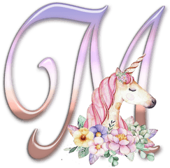 Buchstabe - Letter M Unicorn Wallpaper S Love Images Happy Birthday Unicorn Png