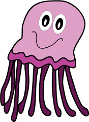 Library Of Purple Jellyfish Vector Frees Png Files Transparent Background