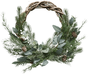 Christmas Wreath Png Transparent Picture Mart - Wreath