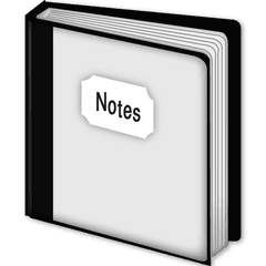 Notebook Emoji Free Icon - Free PNG