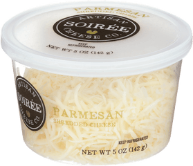 Soiree Parmesan Shredded Cheese - Shredded Parmesan Asiago Cheese Png