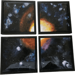 Ziggy Stardust Tetraptych - Nebula Png