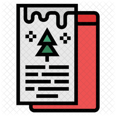 Christmas Card Icon - Icon Png