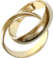 Wedding Golden Rings Png Image