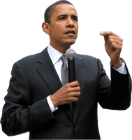 Barack Mike Obama PNG Download Free