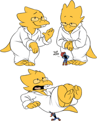 Undertale - Alphys Undertale Png