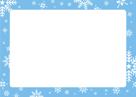 Blue Frame Christmas Free Download PNG HQ