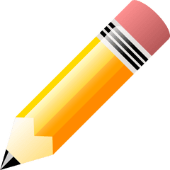 74 Pencil Writing Cli Clipart Clipartlook - Pencil Clipart Color Png