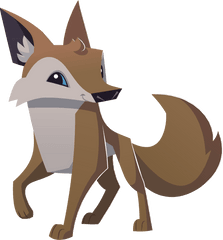 Jackal Coyote Png - Transparent Animal Jam Animals