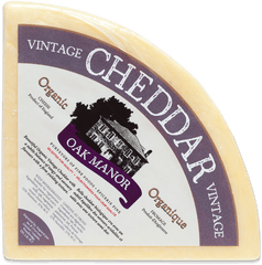 Oak Manor Organic Vintage Cheddar - Sofath Png