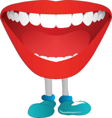 Cartoon Open Mouth Png - Clip Art Library Talking Mouth Clipart