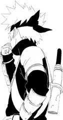 Young Kakashi Manga Transparent Png - Kakashi Manga Png