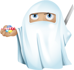 Ninja Ghost Halloween Yooicons 48px Icon Gallery - Icon Png