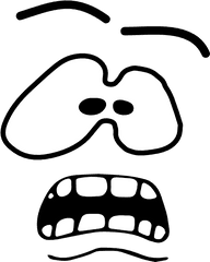 Clipart Transparent Afraid - Fear Clipart Png