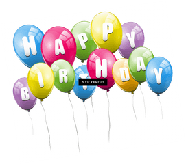 Happy Birthday Balloons - Happy Birthday Clip Art Birthday Images Png File