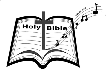 How To Set Use Music Bible Clipart - Musical Notes And Bible Png