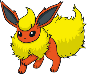 Download Flareon Pokemon Character Vector Art - Leafeon And Shiny Flareon Dream World Png