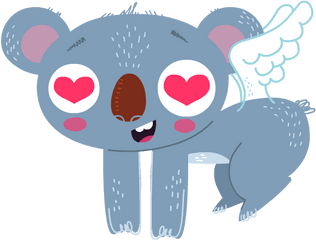 Download Hd Koala Love Emoji Transparent Png Image - Nicepngcom Koala