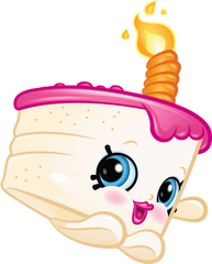 Shopkins Birthday Clipart - Animation Birthday Cakes Cartoon Png