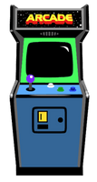 Golden Console Arcade Of Age Asteroids Cabinet - Free PNG