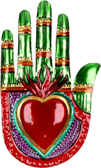 Sacred Heart Vintage Hand - Lovely Png