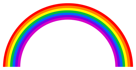 Rainbow Transparent Background Free Download - Transparent Background Rainbow Clipart Png