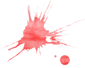 21 Red Watercolor Splatter - Red Watercolor Splash Png