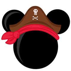 Minnie Mouse Head Clipart U2013 Gclipartcom - Mickey Mouse Pirate Hat Png