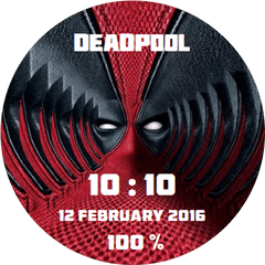 Marvel U2013 Deadpool Watchfaces For Smart Watches Png 2 Logo