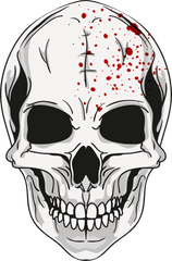 Clipart Skeleton Face - Skull For Halloween Clipart Png