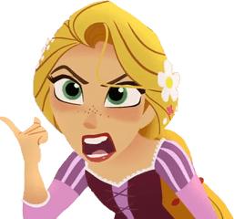 Download Hd Raps Yelling - Tangled The Series Transparent Rapunzel Mad Tangled Adventure Png