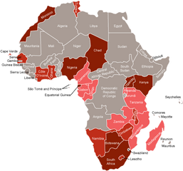 African Map With Countries Featured - Africa With Countries Png