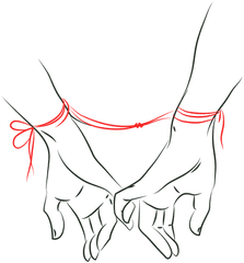 Red String - Leyenda Del Hilo Rojo Png