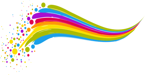 Euclidean Line Vector Rainbow Png File - Transparent Rainbow Vector Png