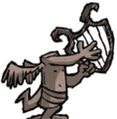 Harp Statue - Fictional Character Png